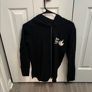 Anvil Lightweight Black Hoodie